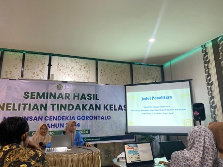 MAN IC Gorontalo Gelar Seminar Hasil  Penelitian Karya Ilmiah di Manna Cafe