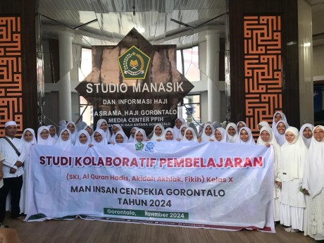 Studi Kolaborasi PAI Kelas X MAN IC Gorontalo: Pengalaman Praktik Manasik Haji dan Eksplorasi Sejarah Islam di Gorontalo