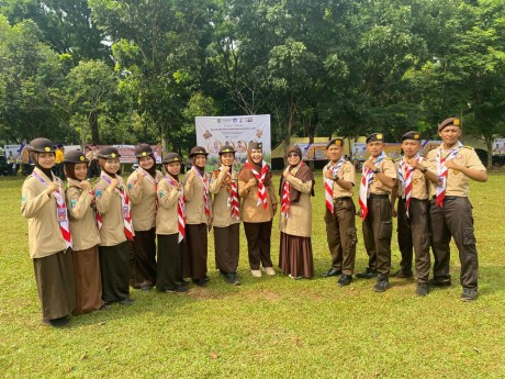 Kamabigus MAN IC Gorontalo Hadiri Pembukaan Kemah Pramuka Madrasah Nasional di BUPERTA Cibubur