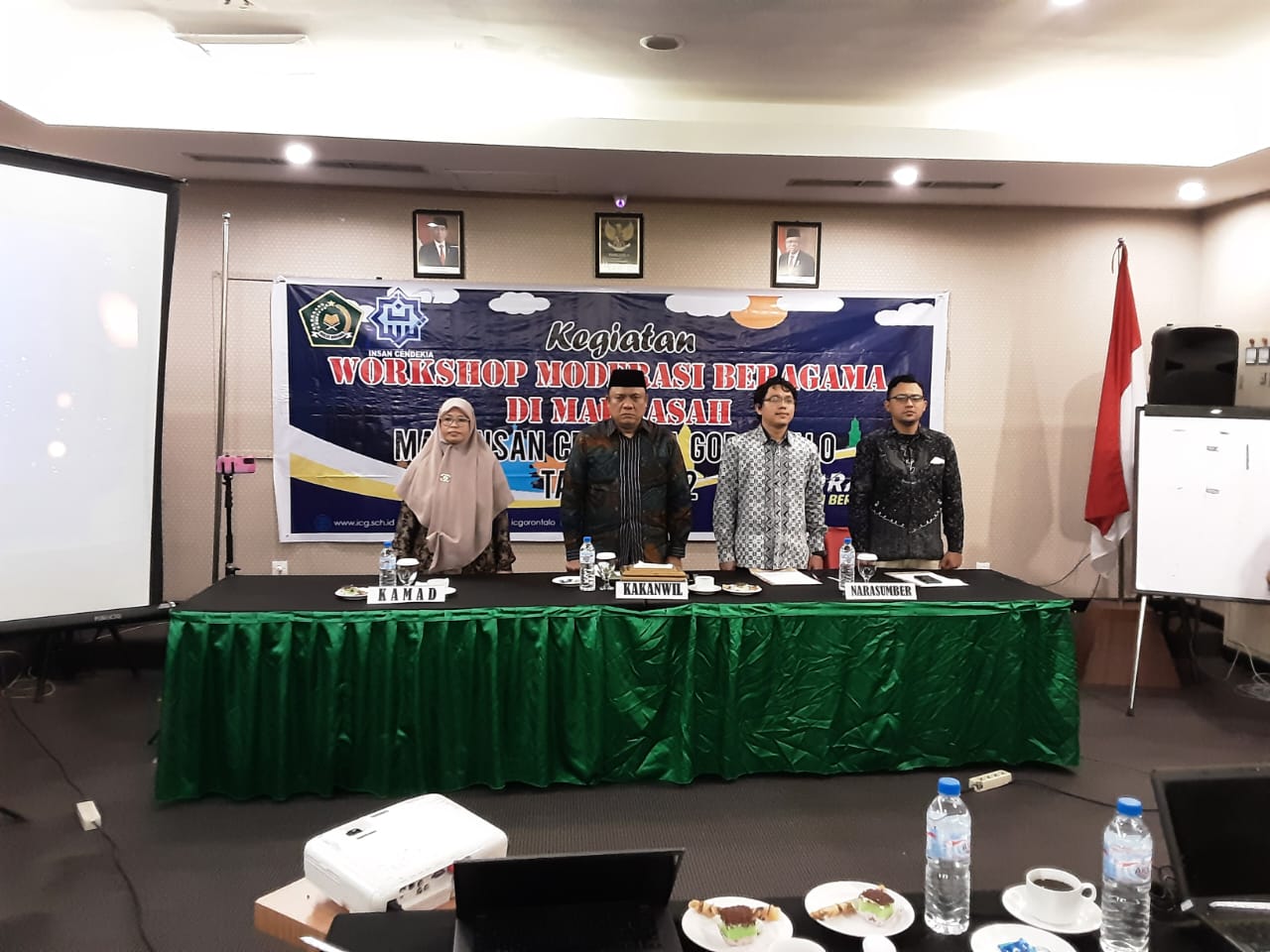 Workshop Moderasi Beragama, Kakanwil Ajak Guru MAN IC Gorontalo Menjadi Agen Kerukunan Membumikan Moderasi Beragama