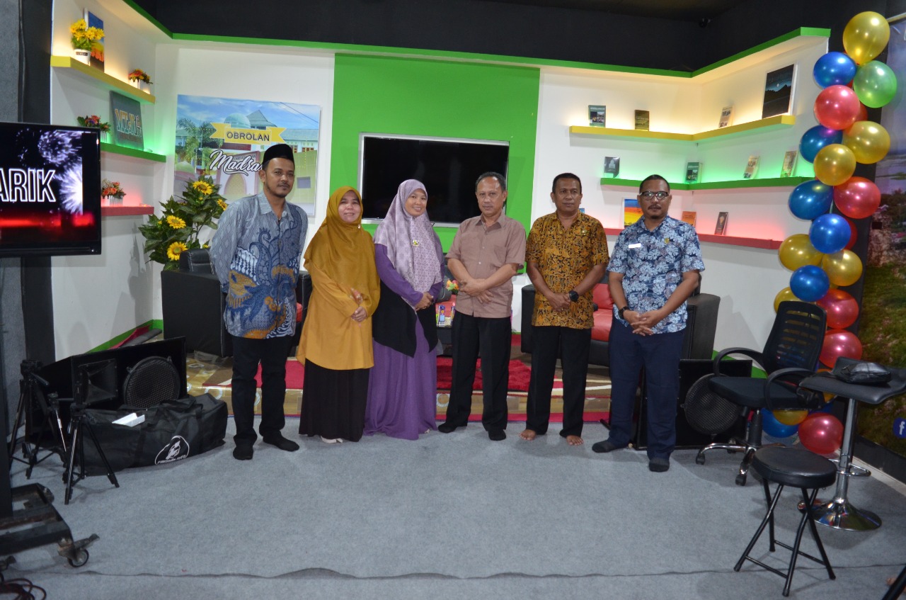 Crew GoMANIC TV Kunjungi Studio MTsN I Kota Gorontalo