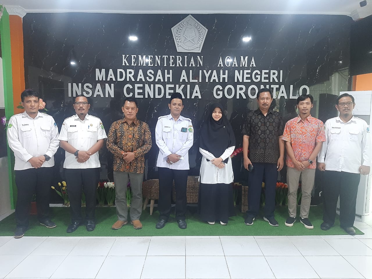 Kunjungan Monev Tim Support KSKK Kemenag RI Tinjau Implementasi Kurmer di MAN IC Gorontalo