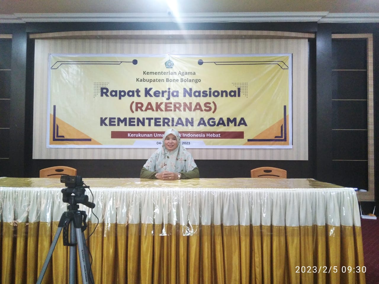 Kepala MAN ICG Hadiri Rakernas Kemenag Republik Indonesia Melalui Virtual Meeting