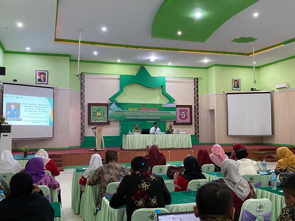 Kepala MAN IC Gorontalo Hadiri Rapat Koordinasi Asesmen Kompetensi Madrasah Indonesia (AKMI) Yang Diselenggarakan Kanwil Kemenag Provinsi Gorontalo