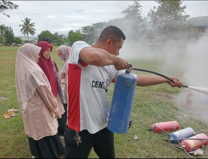 In Case of Fire, GTK MAN ICG Ikuti SImulasi Penanggulangan Bencana Kebakaran