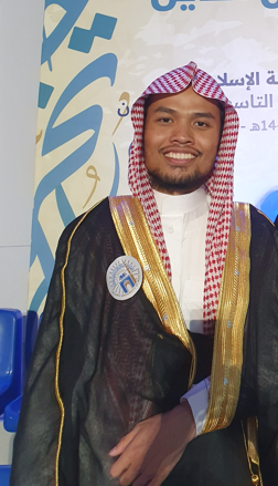 Fida Azzam Madania, Penerima Beasiswa Kuliah S1,S2 Pemerintah Arab Saudi Alumni Angkatan 16 (Mustaghfirin) MAN ICG