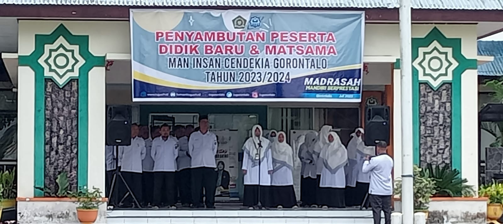 The New Academic Year of 2023/2024 Begins with A Flag Ceremony at MAN IC Gorontalo