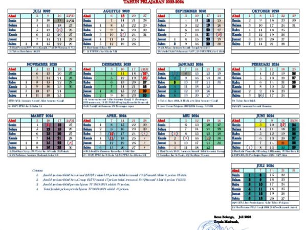 Kalender pendidikan tahun 2023-2024