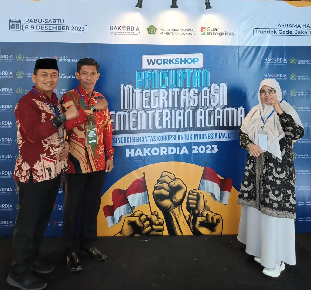 Kepala MAN ICG Wakili Provinsi Gorontalo pada Workshop Penguatan Integritas ASN Kementerian Agama RI
