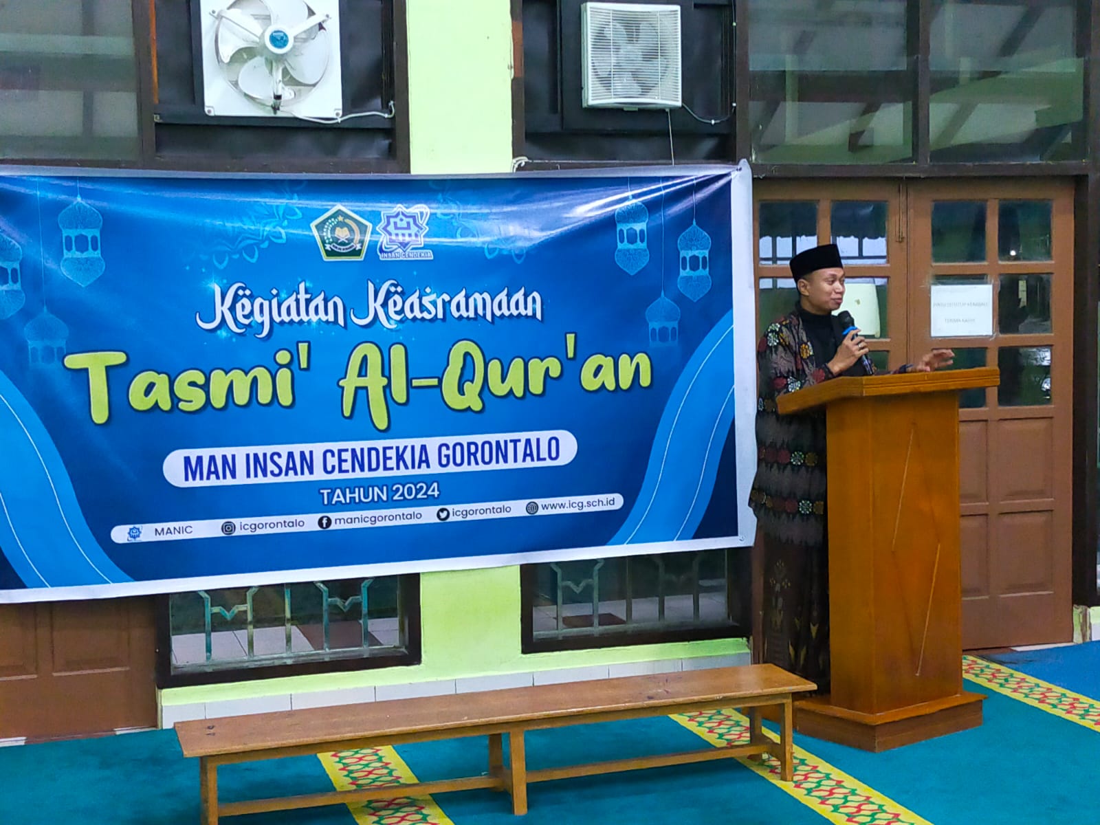 Kegiatan Keasramaan Tasmi' Al-Qur'an di MAN IC Gorontalo